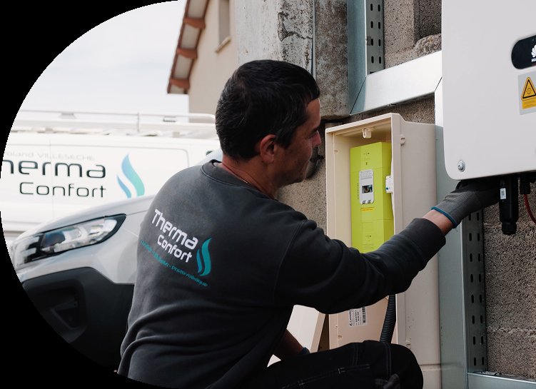 Technicien Therma Confort en intervention